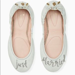 NIB Kate Spade Just Married Gwen Flat 10.5